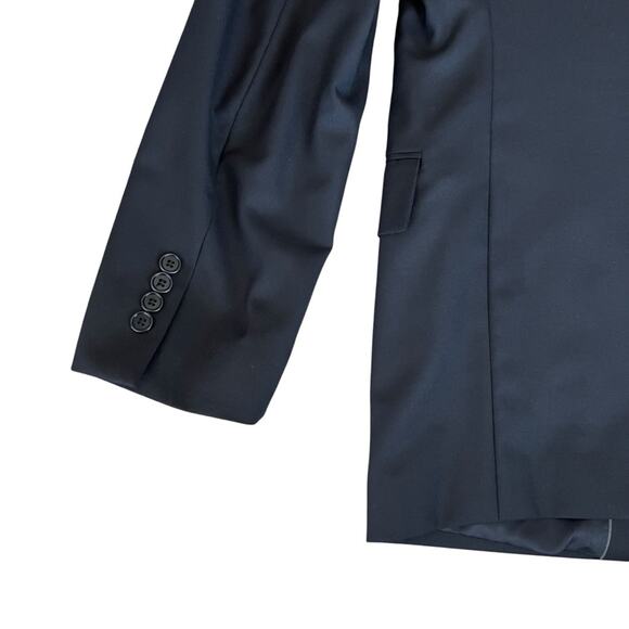 Brooks Brothers Men’s Navy Classic Wool Two Button Sportscoat Blazer Size 42L - Picture 11 of 13